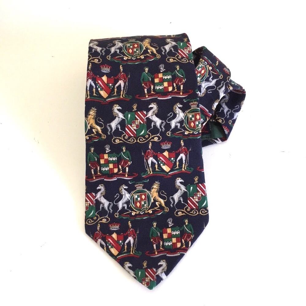 Tommy Hilfiger men’s tie Authentic blue royalty